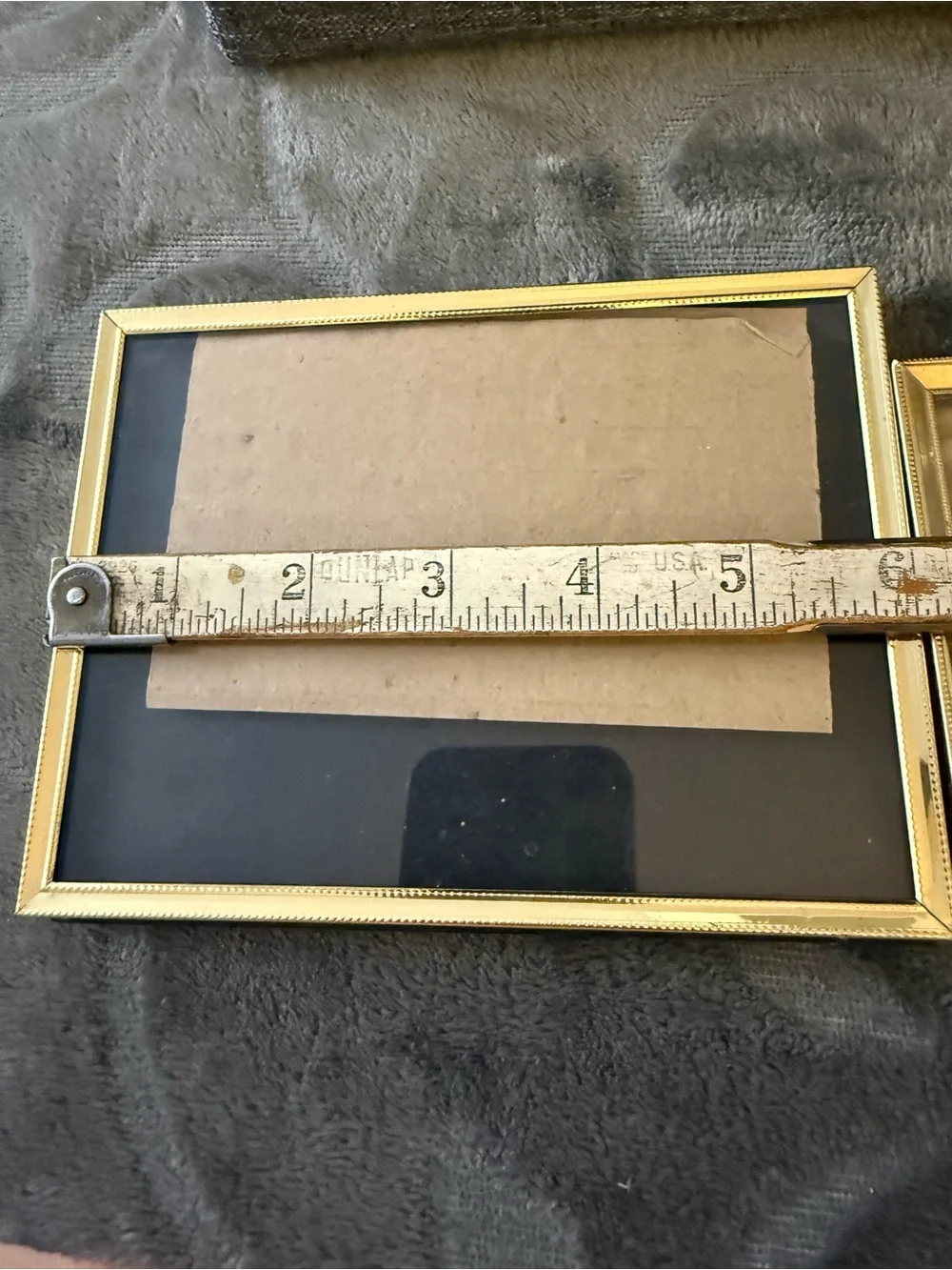 Vintage Gold Metal Picture Frame Set of 2    OSP